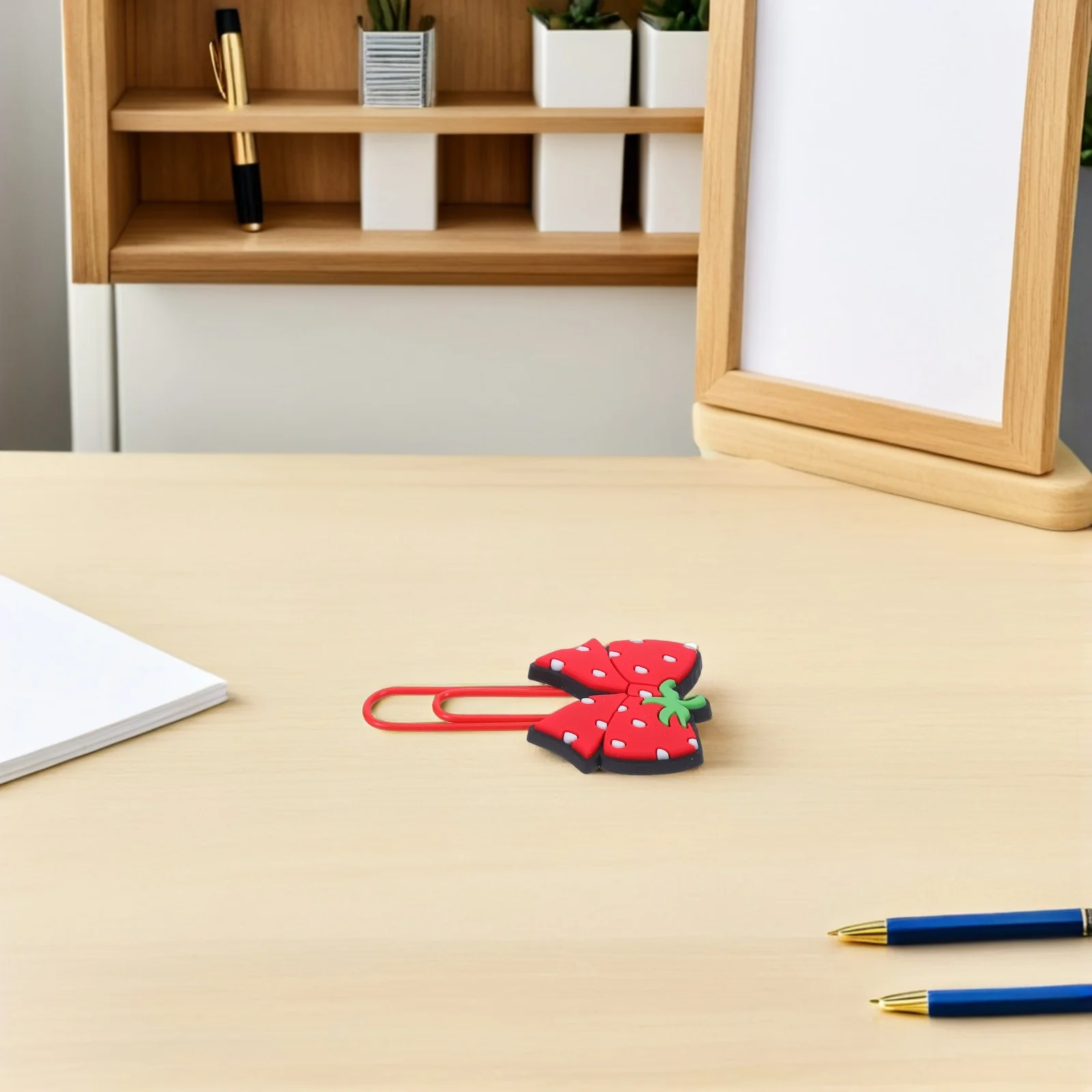 

30Pcs Cute Bow Shape Bookmarks Paper Clips Kawaii Planner Clips School Supplies Kids Teacher Desk Accessories Paper Clamps