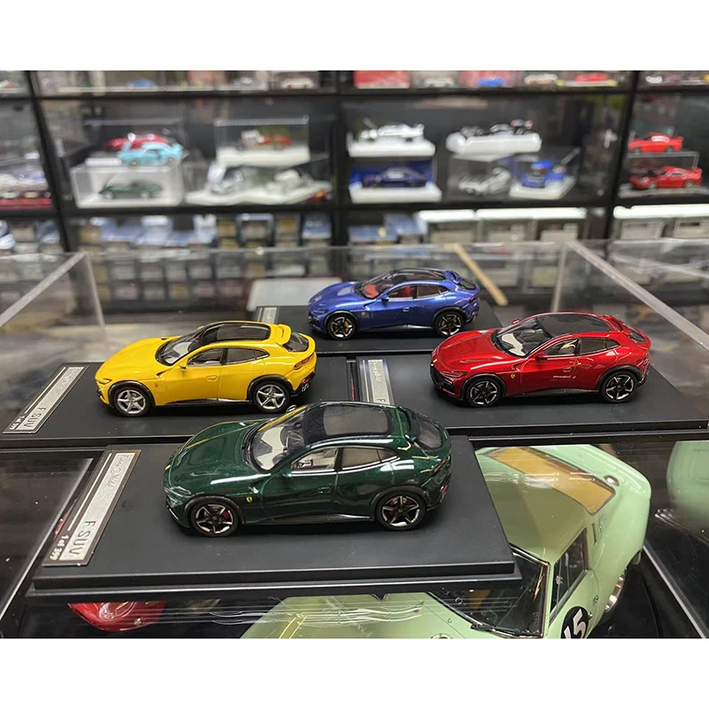 Diecast Model Car Funny Model 1/64 Ferrari Purosangue V12 SUV FUV Car ModeI Ferrari Play Vehicles Original Box