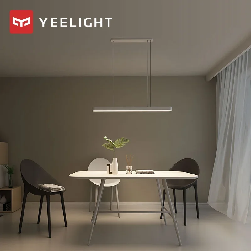 

Умный светодиодный подвесной светильник Yeelight Ra95 для защиты глаз, длинная линейная лампа для столовой, RGB потолочный светильник-стример, 2700K-6000K, 33W, 90см