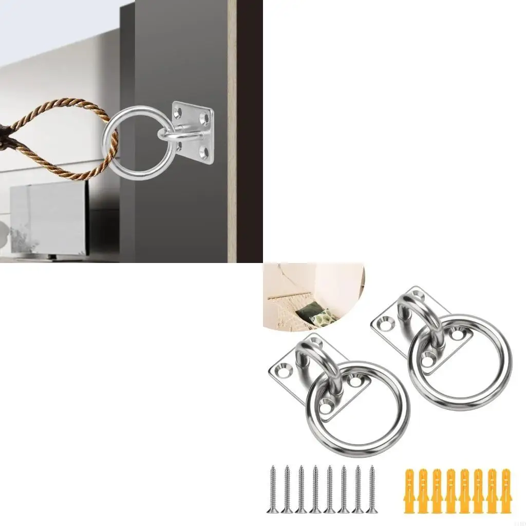  Upgrades Steel Anchors Plates with Strong Rings for Strong Overhead Mounting