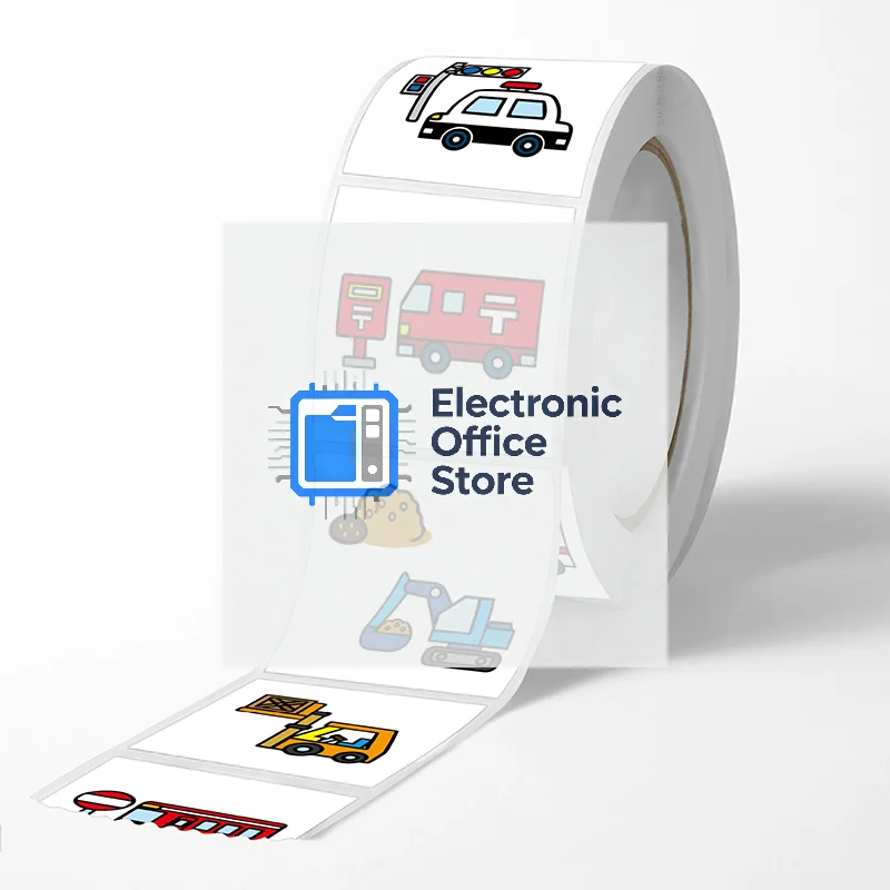 ملصق مضاد للمياه لودر أطفال بالريموت كنترول شاحنة مطافئ جرار جرافيتي ورق مزين حقيبة دفتر الأستاذ #1