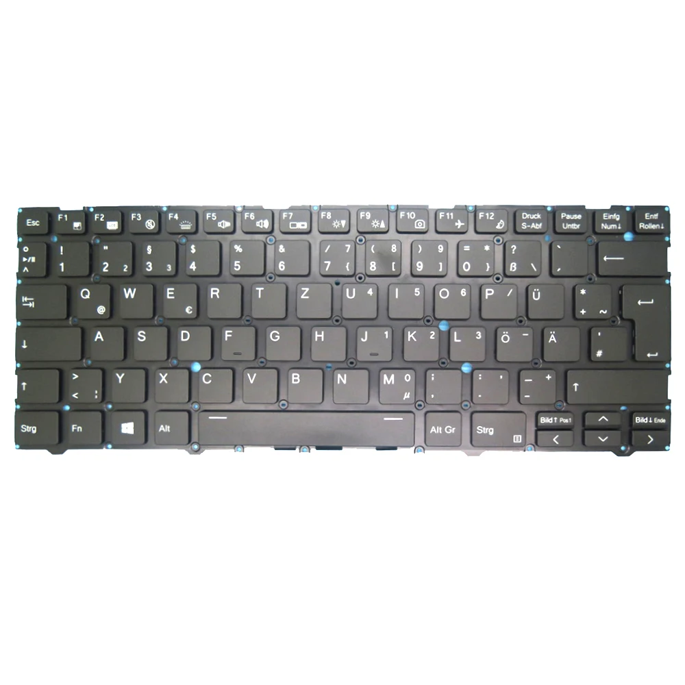 المملكة المتحدة GR لوحة مفاتيح الكمبيوتر المحمول لـ XNB لـ Fusion CL14 المملكة المتحدة ألمانيا الأسود مع الخلفية #4