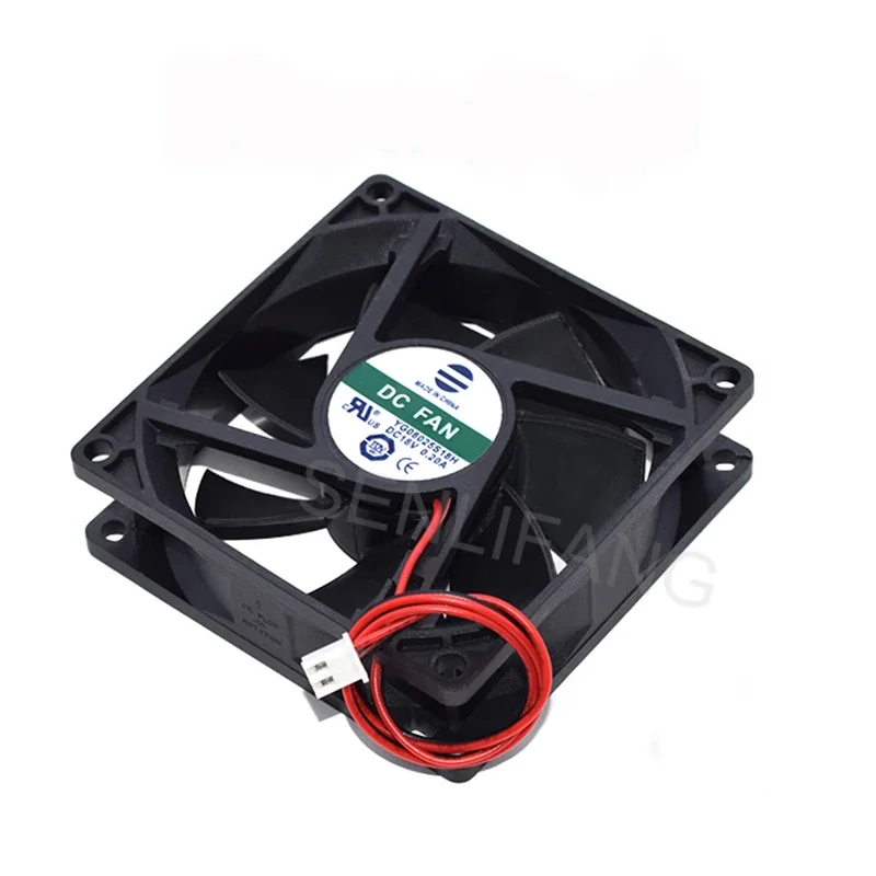 Fan 80*80*25MM 8CM 8025 DC18V 0.20A mesin pengering Motor perlindungan kipas pendingin 2Pin