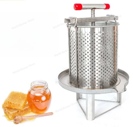 

Инструменты для пчеловодства, пресс для воска из нержавеющей стали, пресс для меда, экструдер, инструменты для извлечения меда и сока для пчел, фильтр