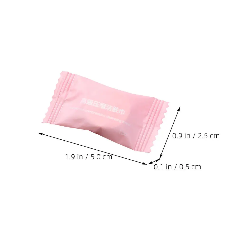 20Pcs Compressed Disposable Face Towels Portable Soft Nonwoven Travel Washcloth Compact Multi-Use Towel Tablets Camping Outdoor
