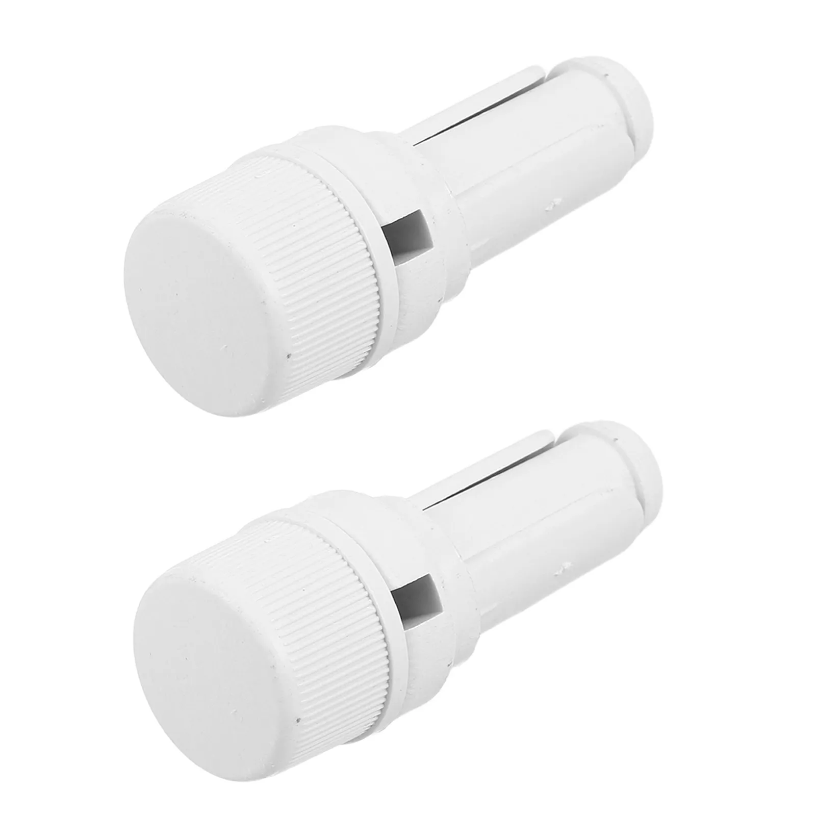 2pcs Plastic Flagpole Nut Locking Retaining Cap for Outdoor Banner Pole – Anti-Twist Windproof Flag Top Accessory