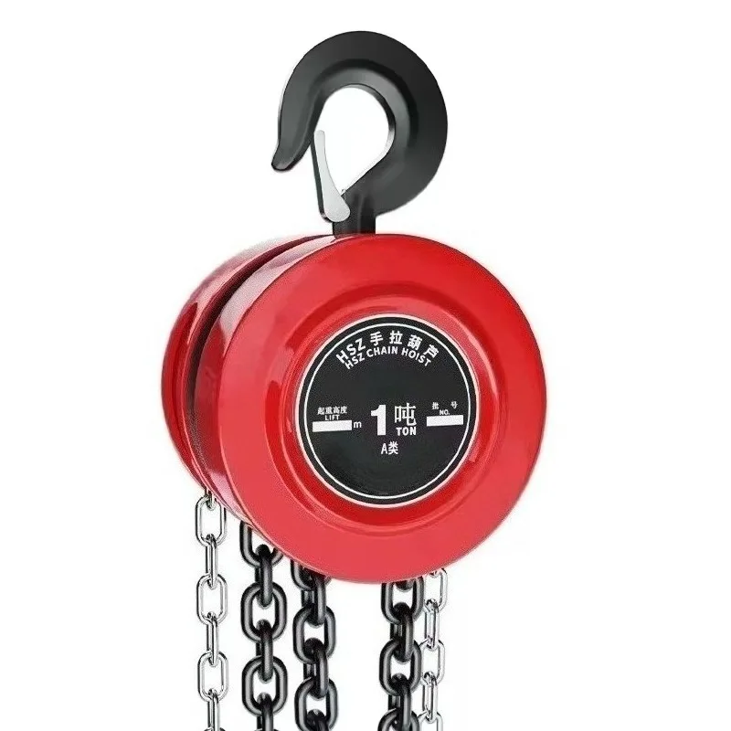 Manual Chain Hoist 1T 2T Capacity Double Brake System G80 Alloy Steel Construction For Industrial Lifting