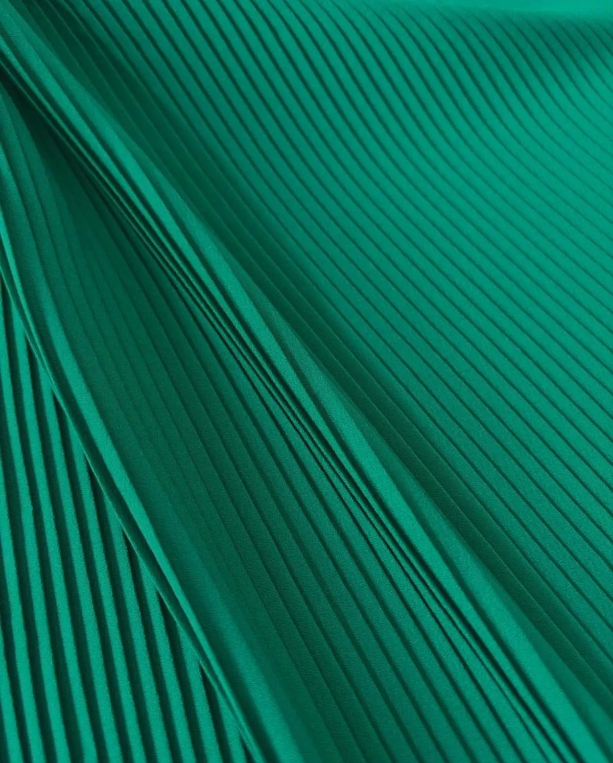 Emerald Green Evening Maxi Gown Straight Strapless Neckline Vertical Pleated Corset Peplum Top Premium Glossy Satin Fabric Multi