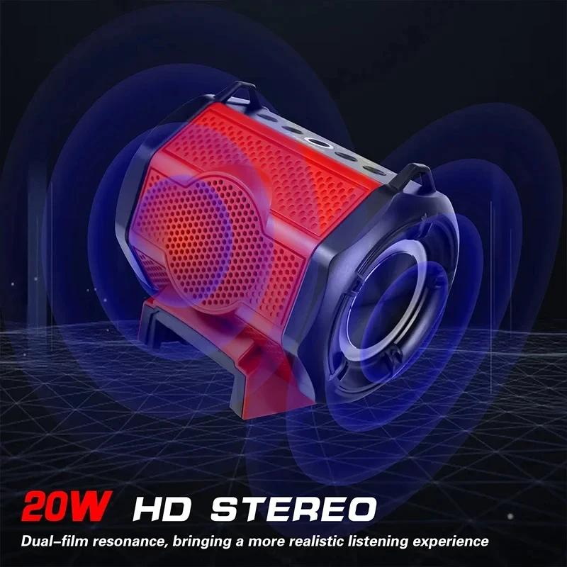 Portable Bluetooth Speaker Stero Player Cordless Loudspeaker Amplifier for Milwaukee 18V Li-ion Battery With USB Party Outdoor