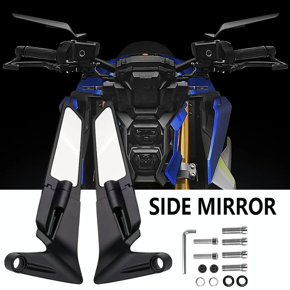 

For Suzuki GSX-S1000 GSXS1000 Accessories Stealth Mirror for motorcycle Winglets Kit Adjustable Mirrors Wing Mirrors