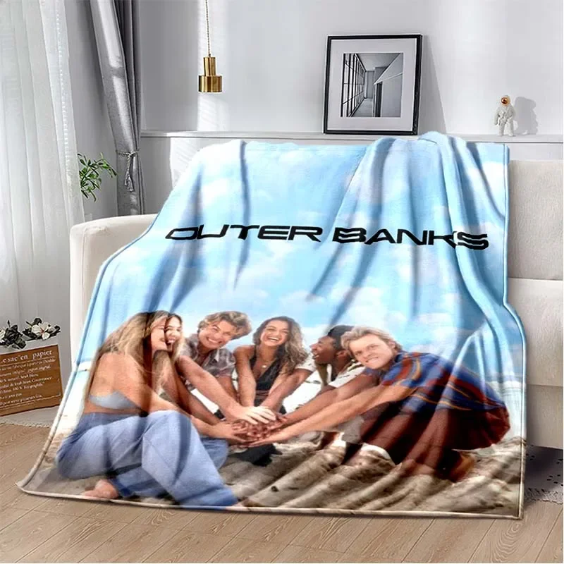 OBX Outer Banks Season Cooling Blanket Lightweight Comfortable Soft Breathable Ultra Warm Blanket Bedding Travel Bedding