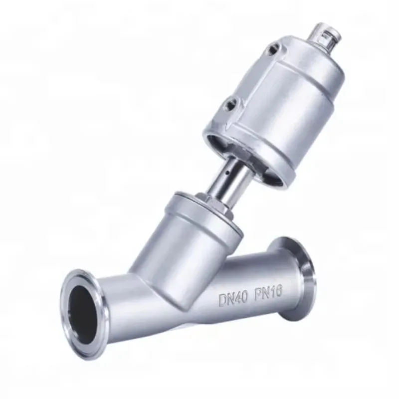 OEM Customizable 304 Stainless Steel Angle Seat Valve High Temperature Pneumatic Control Valve NPT/BSPT DN10~DN80