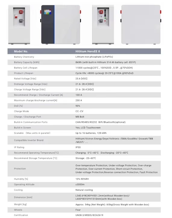 High Efficiency IP30 8kWh Solar Generator Power Pack with 4 Wifi and Bluetooth 3000kw Power Rating for Homes