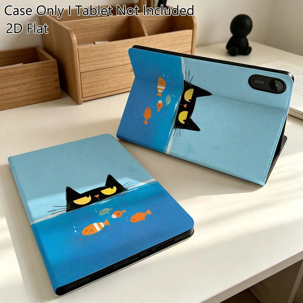 

Cat Cartoon Cute Art Gift For Xiaomi Mi Pad Mini 4 5 6 7 SE Pro Plus Redmi Pad 2 SE 2025 8.8 11 Foldable Tablet Case