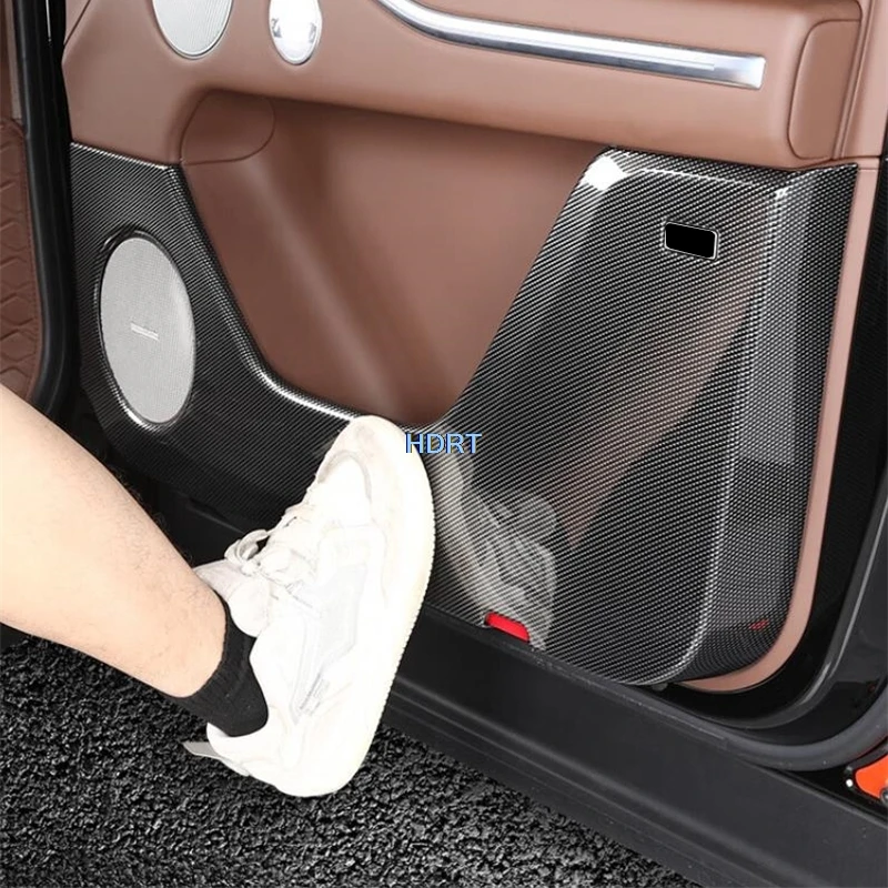 Car Styling Door Anti Plate Gate Kick Pad Trim Sticker Front Seat Backrest Cover Accessories For Great Wall GWM Tank 700 2024 +