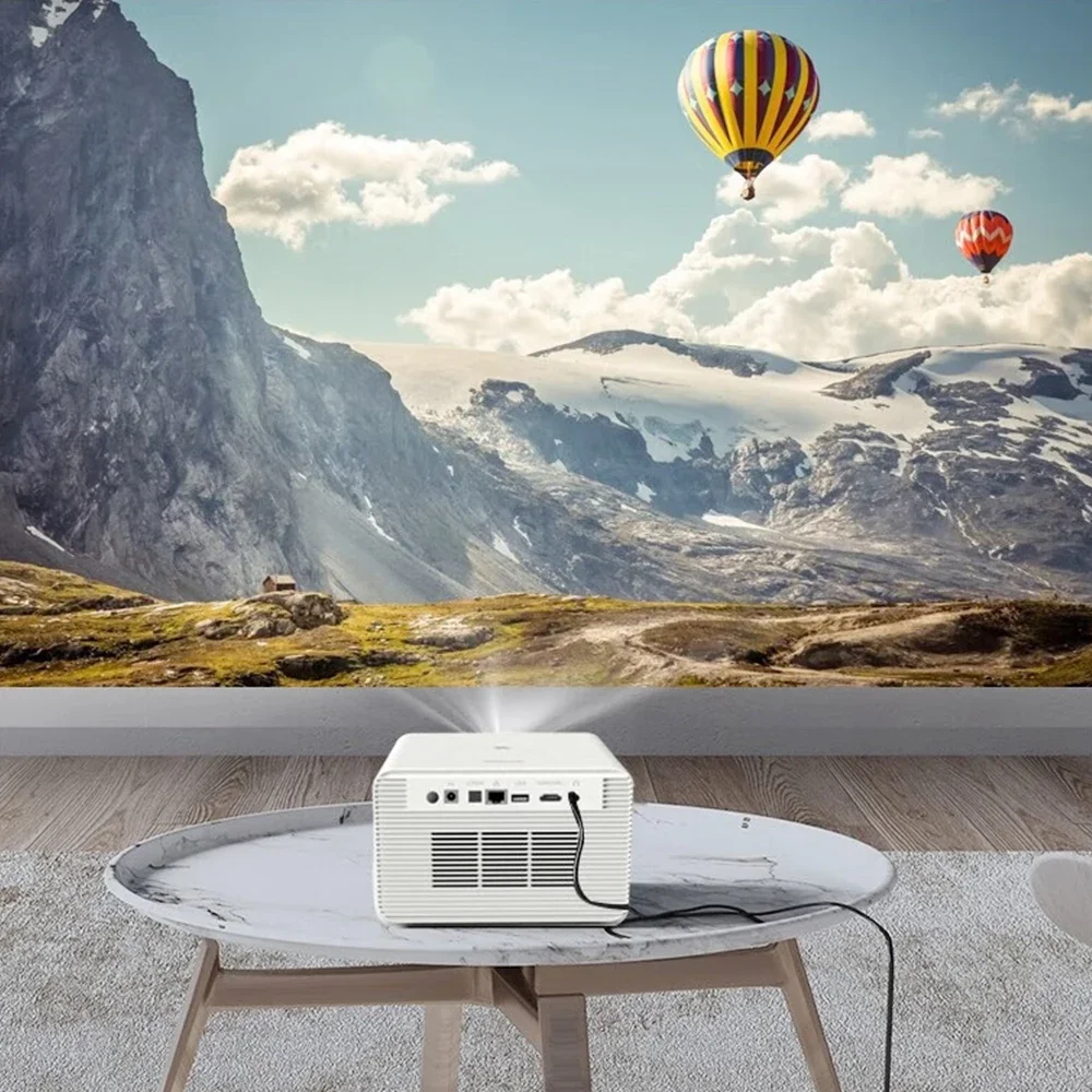 YDH-Q3H Plus 4K Projector 1080P 2000 Lumens Keystone Correction AI Smart Voice Remote Control BT5.0 Indoor Portable Projector 4K