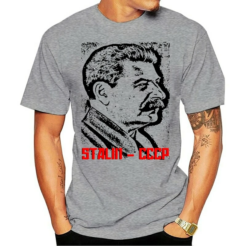 Joseph Stalin - New Black Ringer Cotton Tshirt