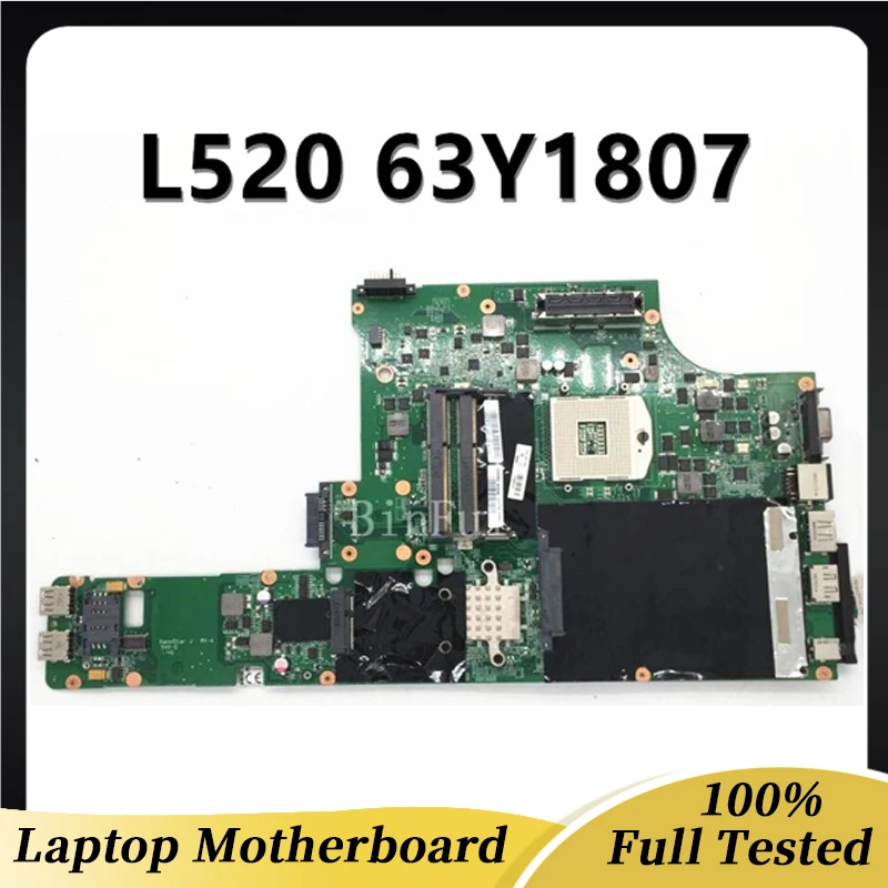 Free Shipping High Quality Mainboard For Lenovo ThinkPad L520 Laptop Motherboard 63Y1807 DAGC8EMB8D0 MAIN BOARD DDR3 100% Tested