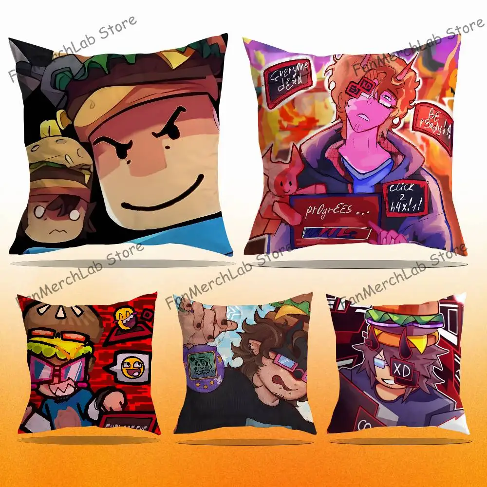 Cute 007n7  Pillow Case Ultra Soft Skin Friendly Fabric Cloud Like Comfort & Concealed Zipper