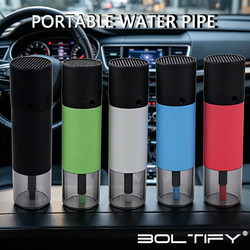Set Narghilè Portatile per Auto in Offerta con Braciere in Ceramica, Tubo Chicha, Pipa per Fumo in Acrilico per Viaggi, Accessori per Sigarette