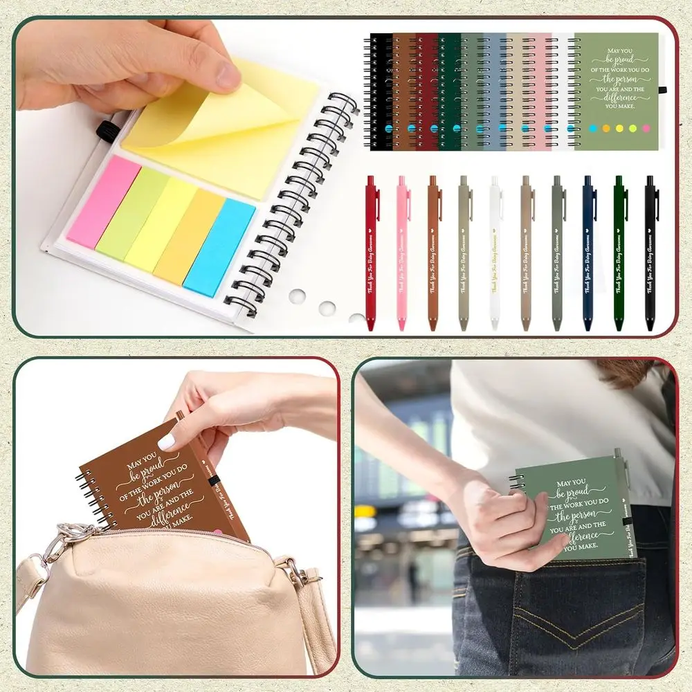 Bulk Christmas Gifts: Inspirational Notebooks & Motivational Pens for Staff, Teachers & Nurses