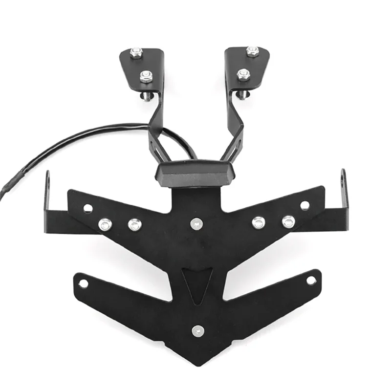 

A11M-Motorcycle License Plate Holder Tailstock Bracket With Light For YAMAHA TMAX 530 T-MAX 530 TMAX 560 Motorcycle Accessory