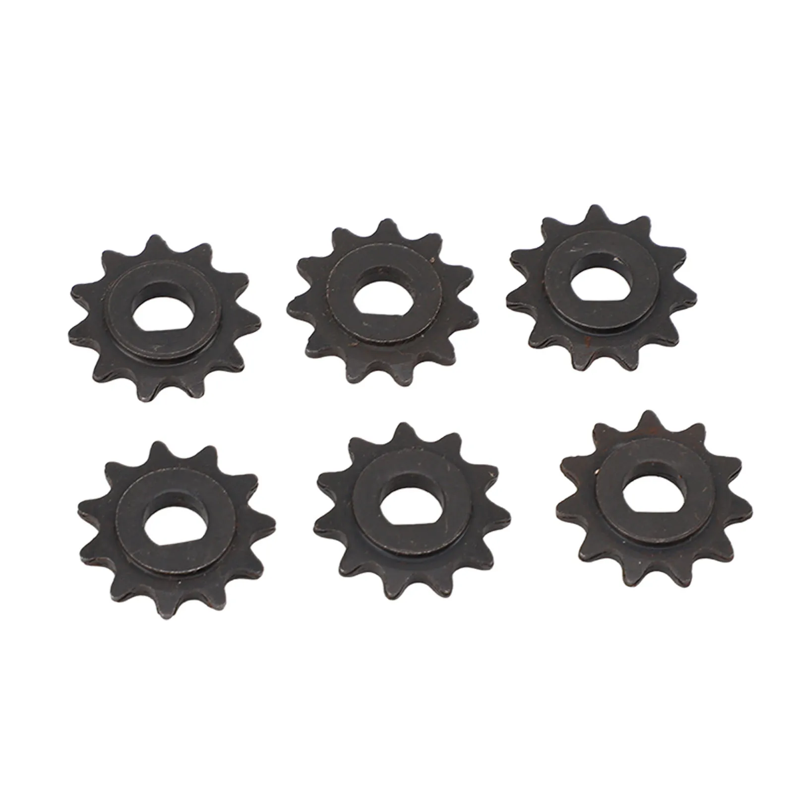 6PCS 25H 11T Motor Sprocket 8mm Steel Electric Scooter Motor Engine Sprocket Chain Wheel with D Shaped Mounting Hole for MY1020