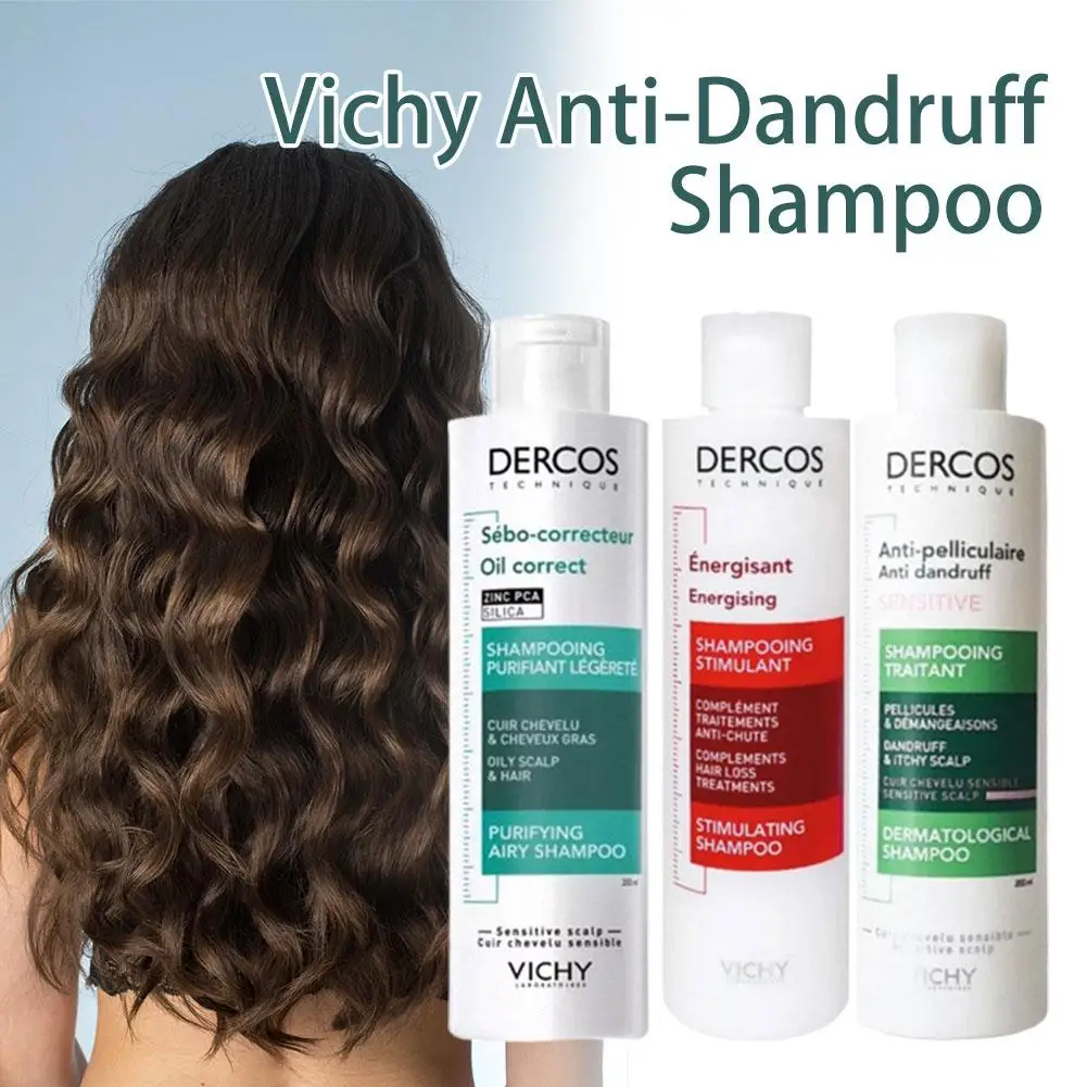 

VICHY Dercos Anti-dandruff Anti-itch Shampoo Soothing Damaged Hair Oil Controls Shampoo Refreshing and Nourishing Fluffy Shampoo
