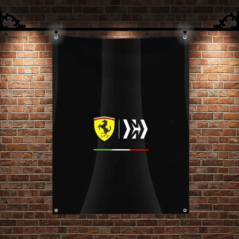 Garden Funny Flag Flag to Hang Flags for Rooms Banner Flags for Bedrooms Garage Decoration Tapestry T-Ferraris Room Decor Y2k