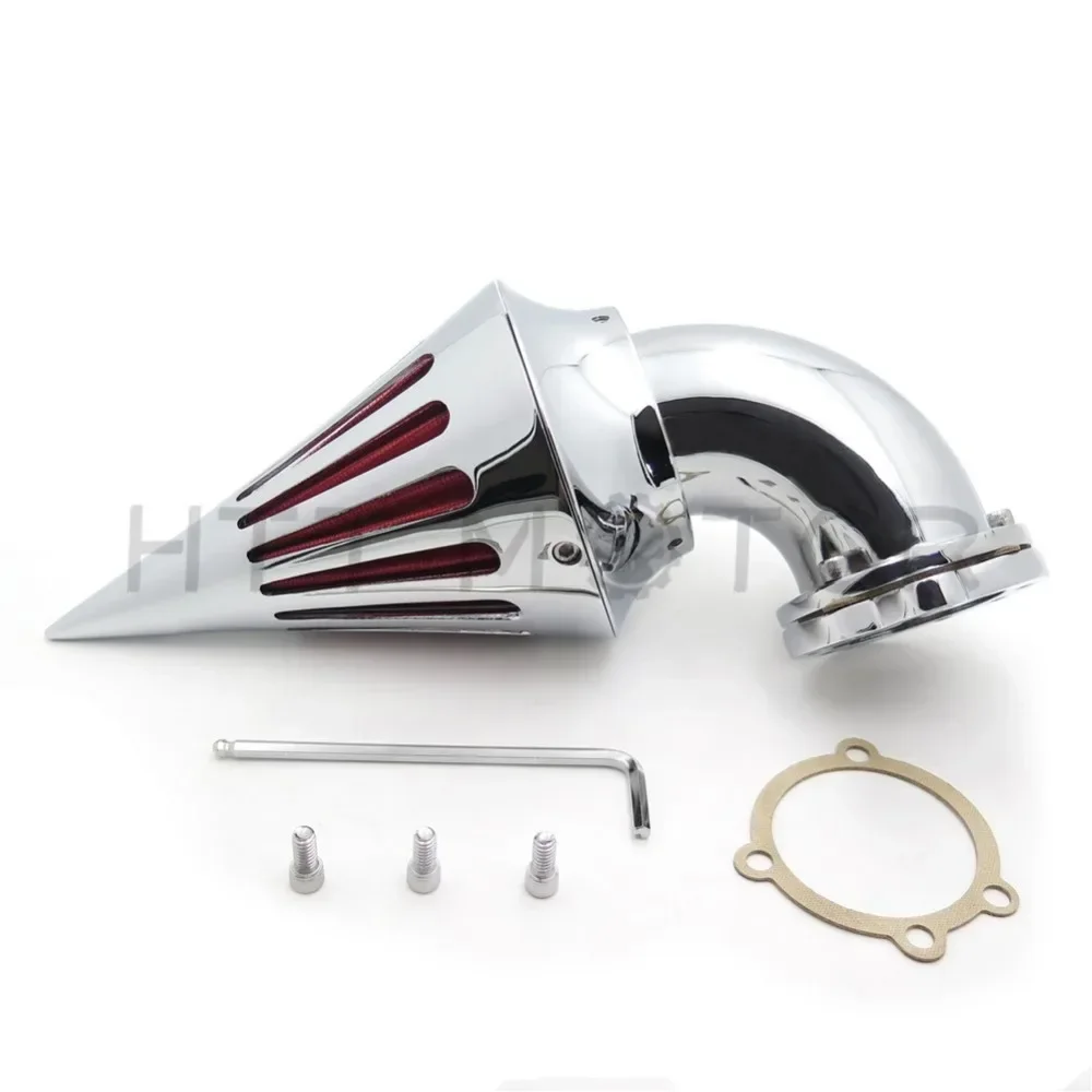 For Harley Davidson S&S Custom CV EVO XL Sportster CHROME Aftermarket Motor Parts Spike Air Cleaner Filter Kits