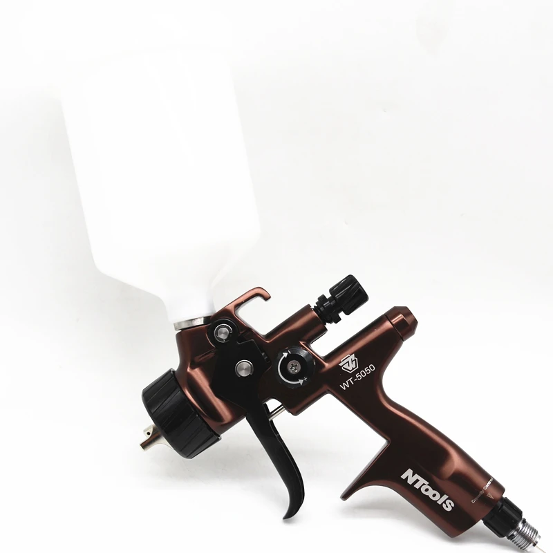 5050 HVLP Spray Gun 1.3mm Stainless Steel Nozzle  with 600CC Tank Professional Sprayer Paint Airbrush For Car Painting