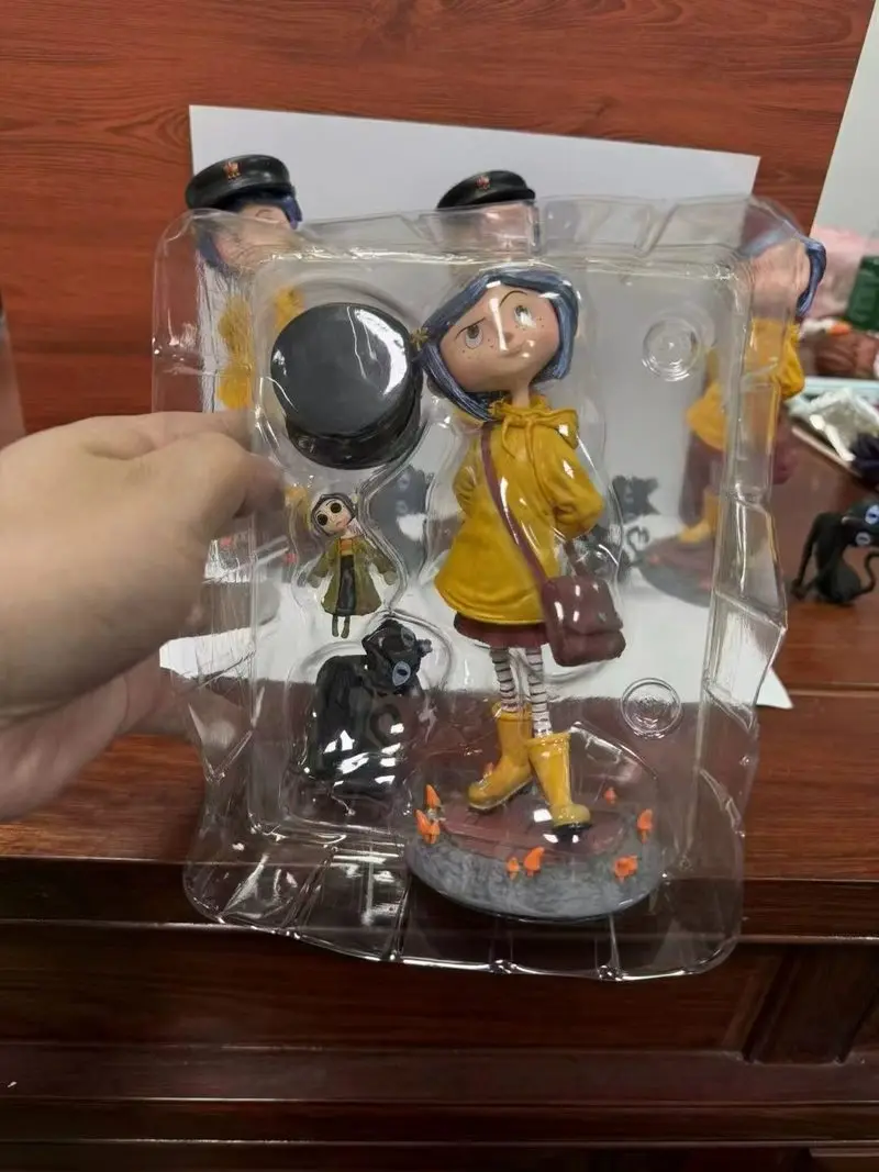 Coraline Black Cat Collectible Action Figure Pvc Statue Desktop Ornament Home Decor Animation Collectors Ideal Exquisite Gift view 2