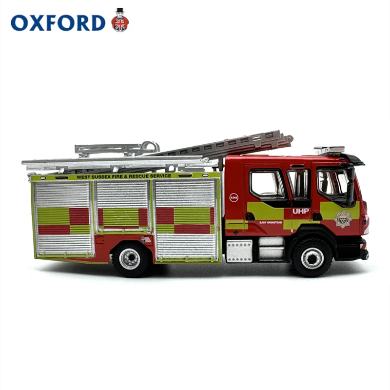 Diecast oxford escala 1:76 volvo fl motor de incêndio de emergência liga modelo de carro brinquedo colecionável presente lembrança exibição ornamento