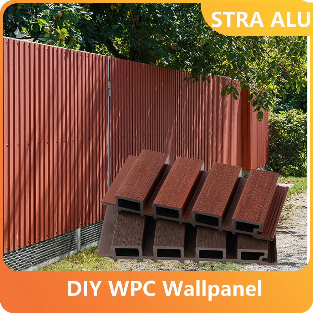 

"Recycled WPC Wall Panel 10mm Eco SGS Certified, Impact Resistant & Mold Proof Indoor/Outdoor