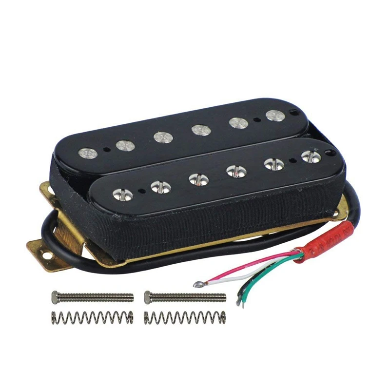 3X Electric Guitar Humbucker Pickups Bridge Alnico V Pickup Black