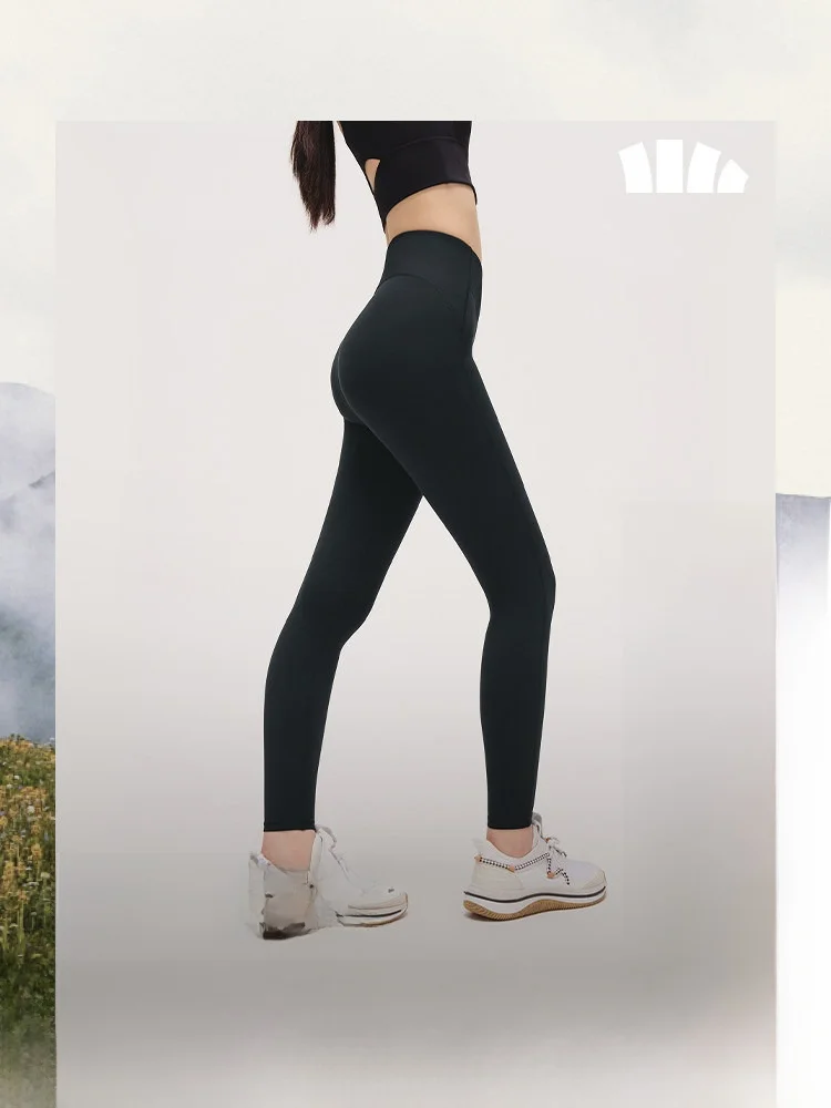 

Женские летние тонкие леггинсы для йоги с высокой талией из ткани «шаркскин» для фитнеса и пилатеса, с эффектом утяжки живота, длинные брюки из нейлона и спандекса