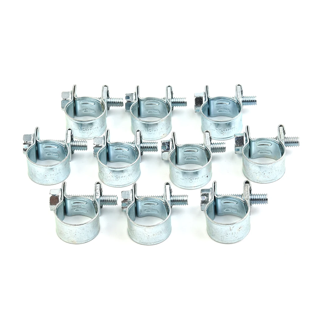 11-13mm/13-15mm Tools Hose Clips Fuel Line Clamps Fuelline Nut And Bolt Petrol Pipe Clip Superior Tool Parts Excellent