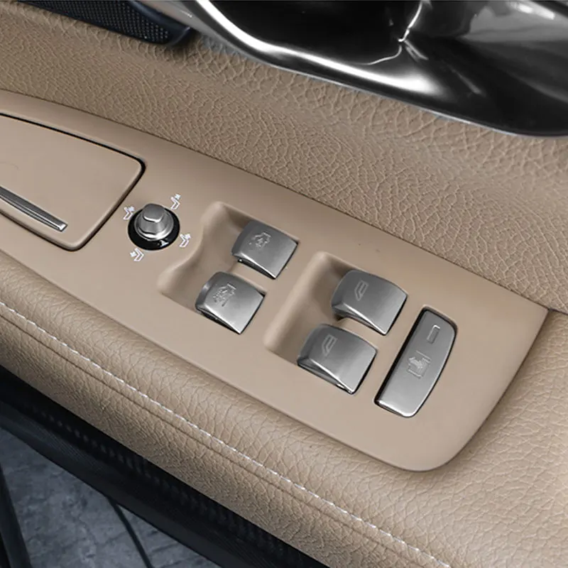 For Volvo XC60 S60 V60 window button decorative stickers for interior decoration Car accessories