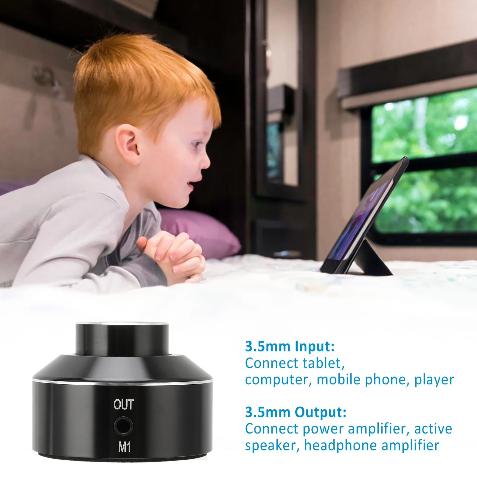 Volume Control Knob M1 Bottom Foam Pads Plug and Play 3.5mm Volume Adjust Knob for Speaker for Celebrations for Playing Games