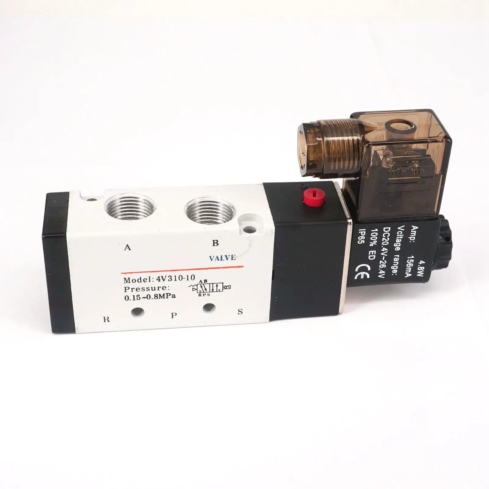 

3/8 "BSPT DC12V DC/AC 24V AC36V AC110V AC220V AC380V 5 портов 2 положения пневматический воздушный электромагнитный клапан 4V310-10