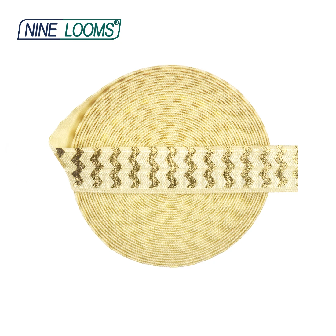Neun Webstühle Folien druck über Gummibänder falten für 5/8 "15mm Leoparden Tupfen Spandex Bänder Haar gummi Stirnband Näh besatz 2 5 10 Yard – Detail 16