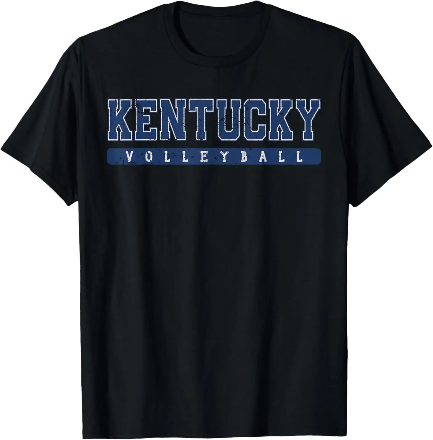 

Kentucky Volleyball Blue Vintage Text T-Shirt