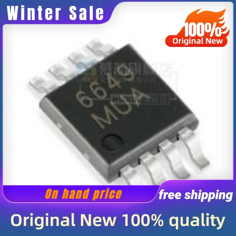 5 قطعة جديد الأصلي MAX6649MUA-T MSOP8 6649MUA سلع ذات جودة عالية