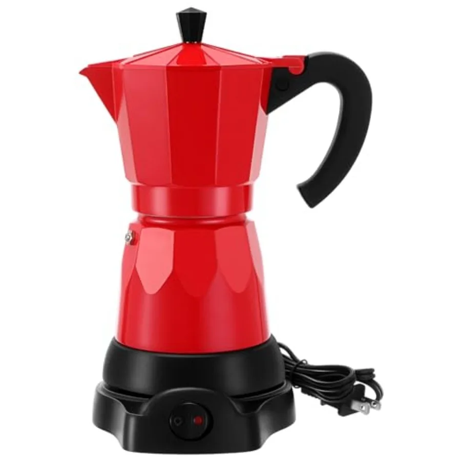Coffee Pot 6 Cup Electric Espresso Coffee Maker Italian Moka Maker 300ml Portable Aluminum Espresso Machine Cafetera Moka Pot w