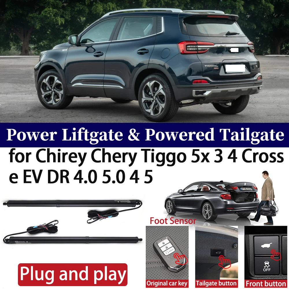 for Chirey Chery Tiggo 5x 3 4 Cross e EV DR 4.0 5.0 4 5 Car OEM Power Liftgate Automatic One-Click Powered Tailgate Strut