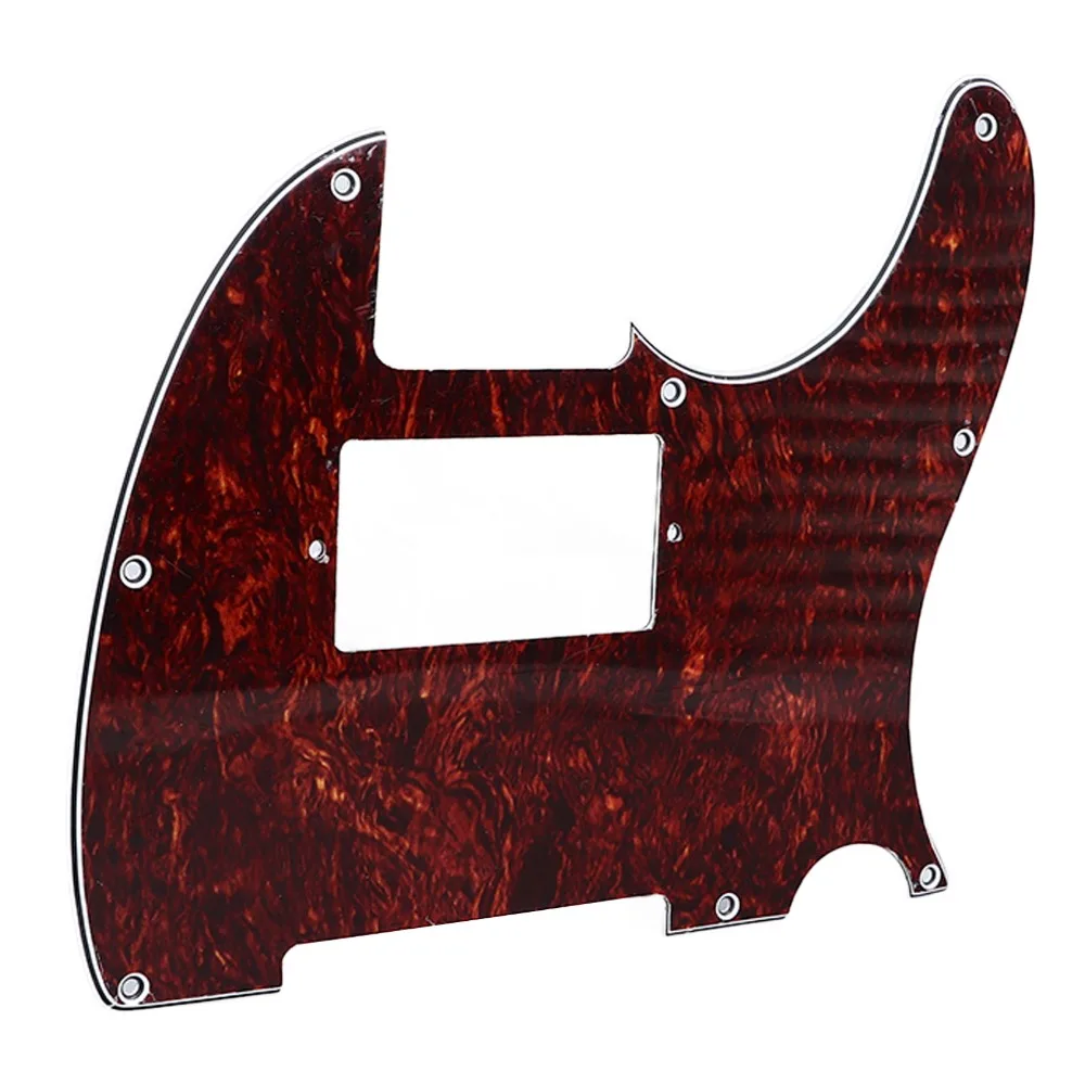 Anti Scratch PVC Material Guitar Pickguard Red Tortoise Shell Noise Reduction Pickguard Pickguard For Guitar