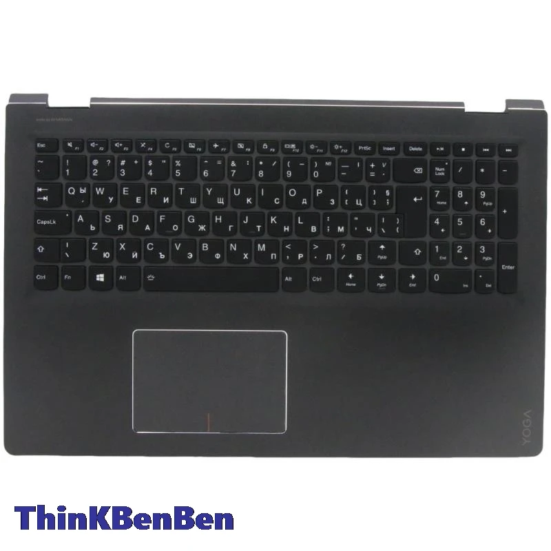 BG Bulgaria Black Keyboard Upper Case Palmrest Shell Cover For Lenovo Flex4 1570 1580 Yoga 510 15 15ISK 15IKB 5CB0L66062