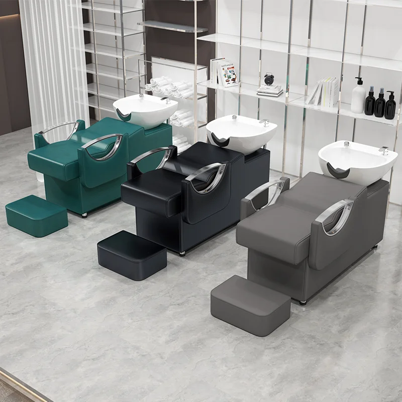 Tête SPA shampooing chaise avancée luxe Salon cheveux lavage chaise confortable beauté Silla De Lavado De Cabello Salon meubles