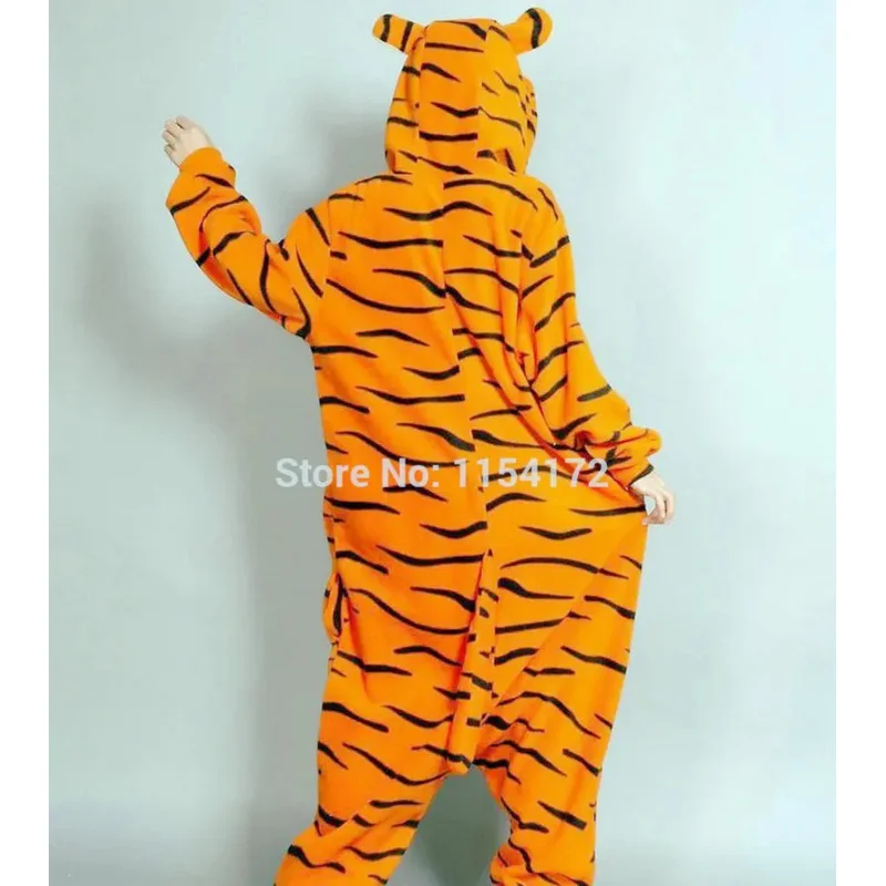 2025 New  Kigurumi 3d Dimensional Tiger Costume Pajamas Cartoon Animal Cosplay Pyjamas Adult Onesies Party Dress Halloween P ★ ★