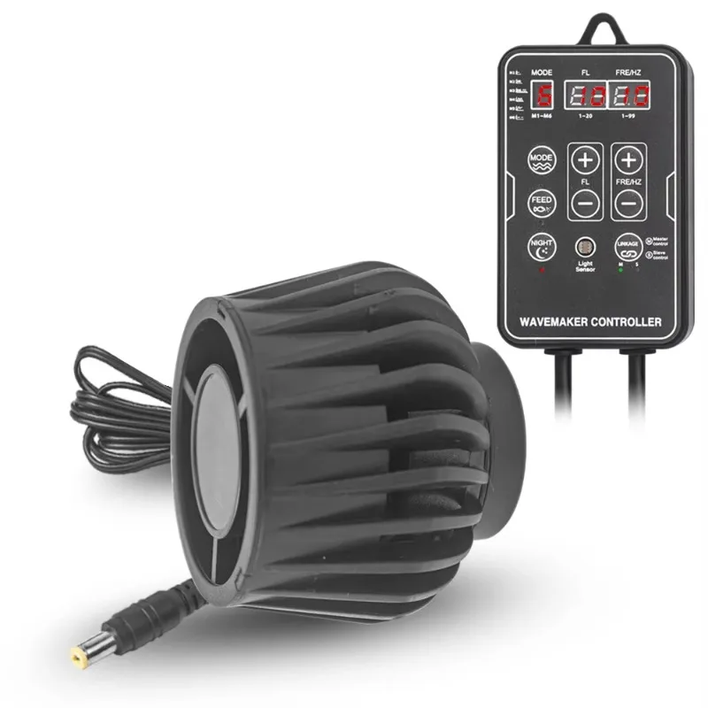 

Wave Maker for Aquarium Power Head Powerful Silent Sine Wave Controllable Wave Pump for Fresh/Saltwater/Marine